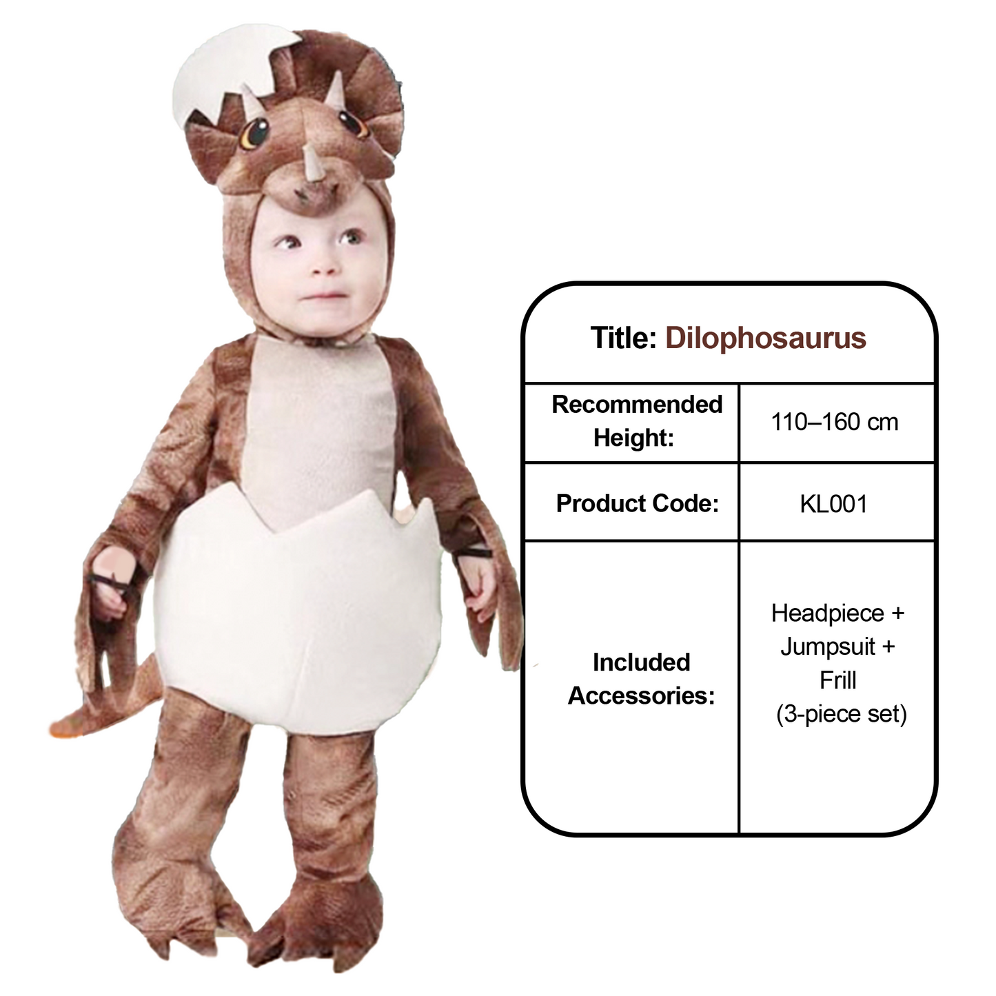 Halloween Dinosaur Costume – T-Rex, Pterosaur, Triceratops Performance Outfit party X party