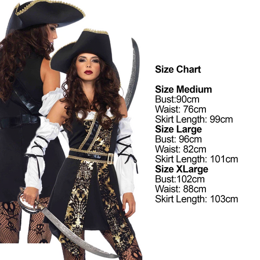 Pirate King: Cosplay Pirate Costume Pirates of the Caribbean Jack Sparrow Outfit party X party