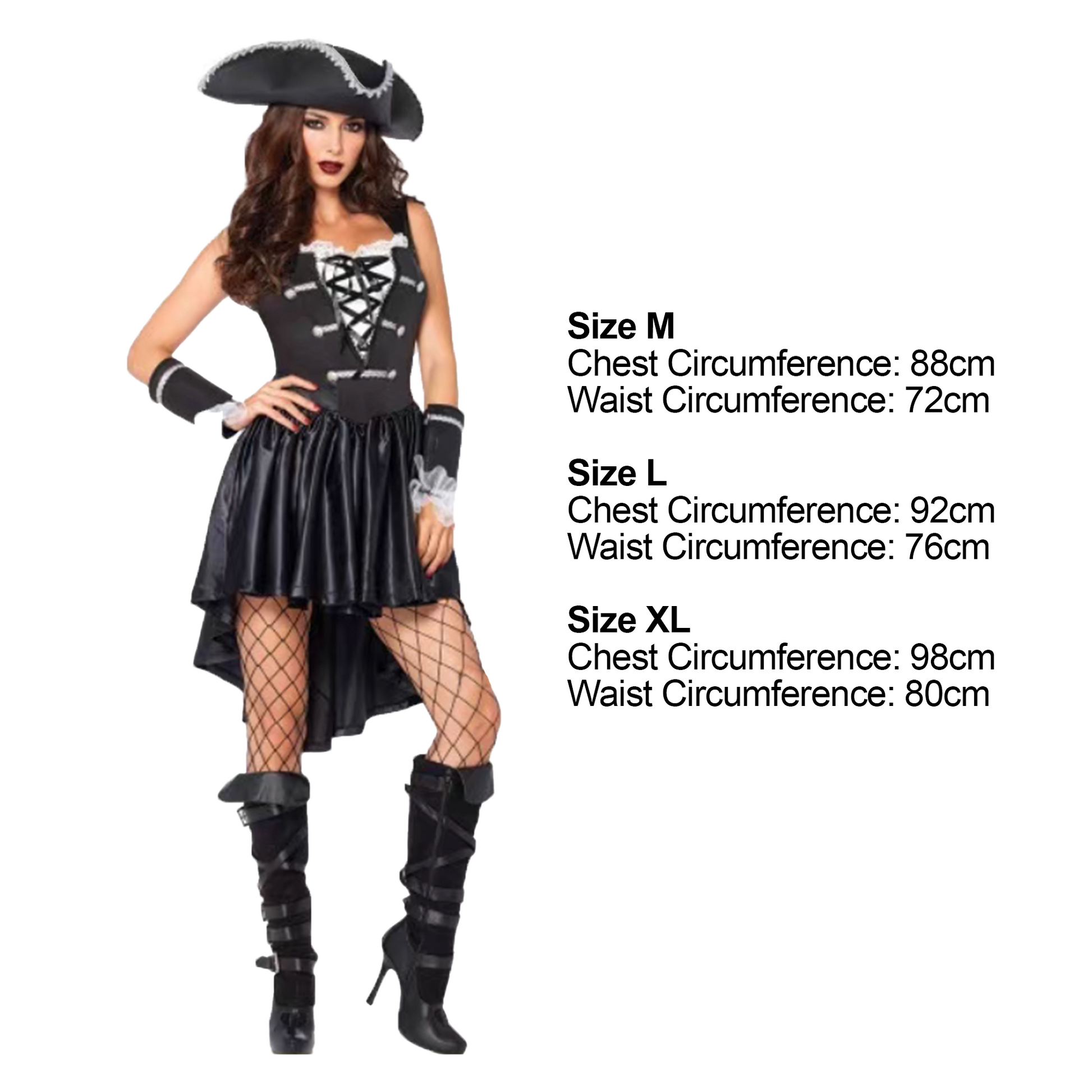 Pirate King: Cosplay Pirate Costume Pirates of the Caribbean Jack Sparrow Outfit party X party