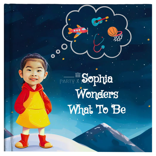 Sophia Wonders What To Be Customized Book party X party