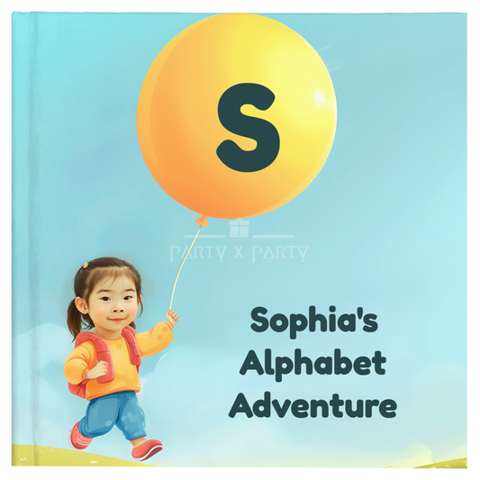Sophia's Alphabet Adventure - Customized Book party X party