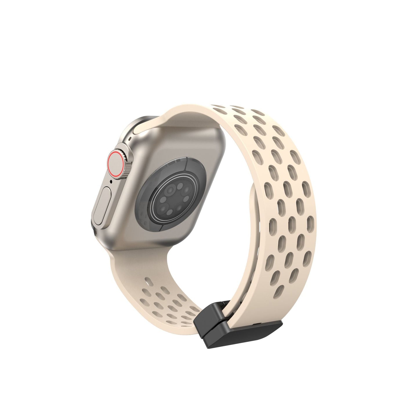 Suitable for Apple Watch Apple Watch S8 Universal Strap Hole Magnetic Silicone Apple Strap – SW-05 party X party