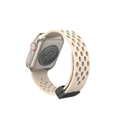 Suitable for Apple Watch Apple Watch S8 Universal Strap Hole Magnetic Silicone Apple Strap – SW-05 party X party