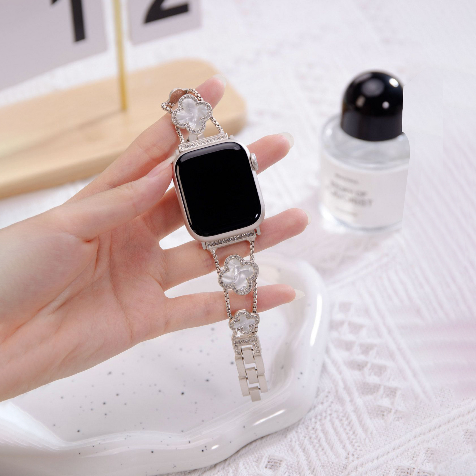 Apple Watch Strap – Full Diamond Luxury Metal Band SW-19 party X party
