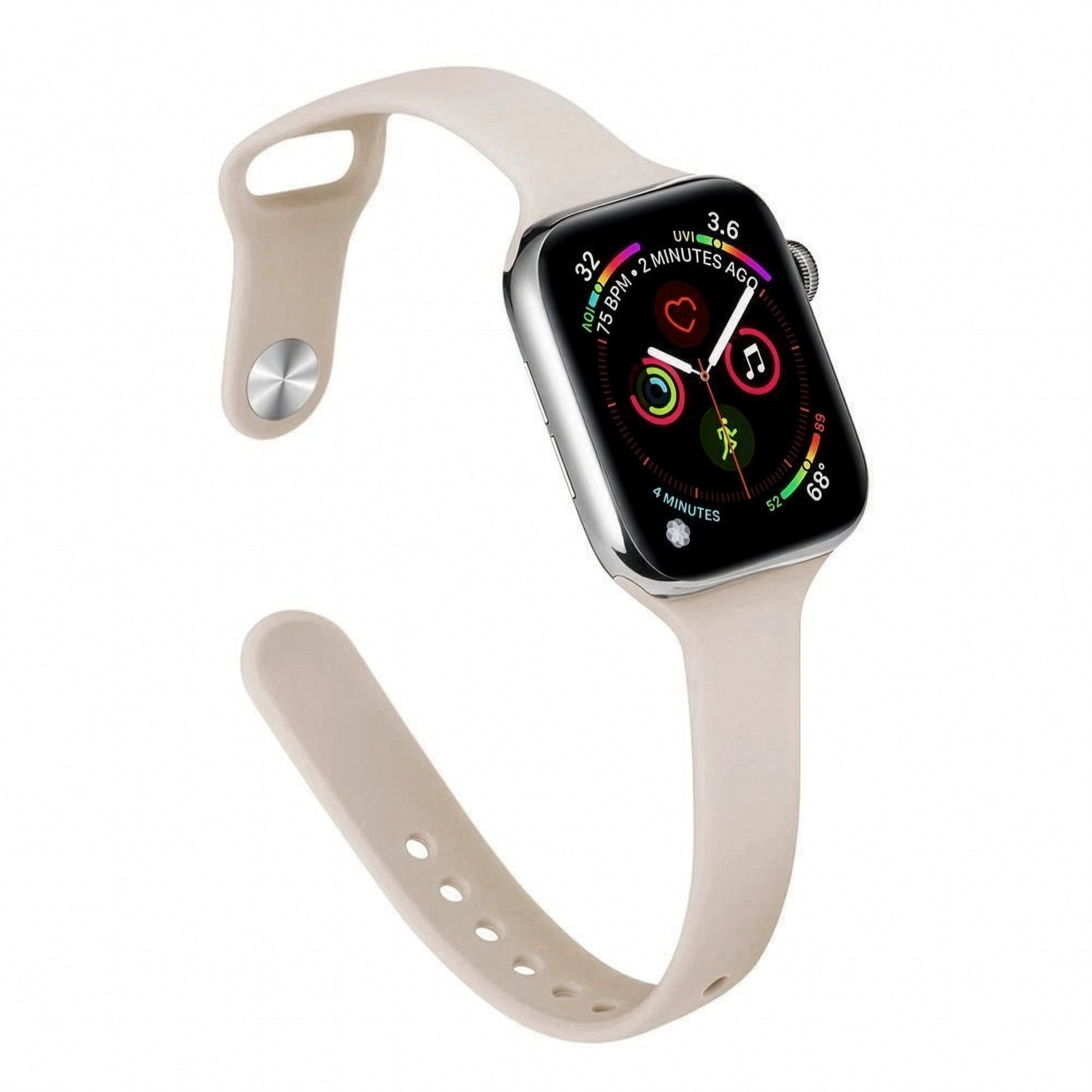 Apple Watch Slim Waist Silicone Strap – Stylish Sports Band SW-33 party X party