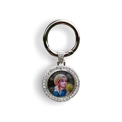 Double-Sided Photo/Pattern Custom Keychain, Creative Birthday Gift, Fashionable Charm, Gift for Boyfriend/Girlfriend party X party