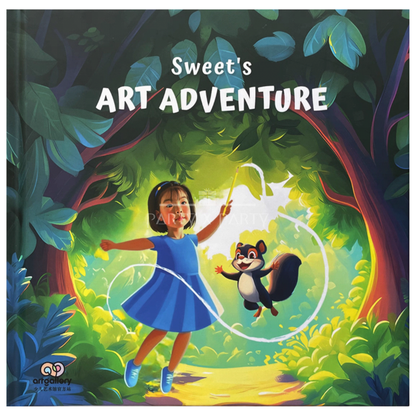 Sweet's Art Adventure - Customized Book party X party