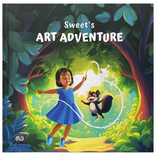 Sweet's Art Adventure - Customized Book party X party