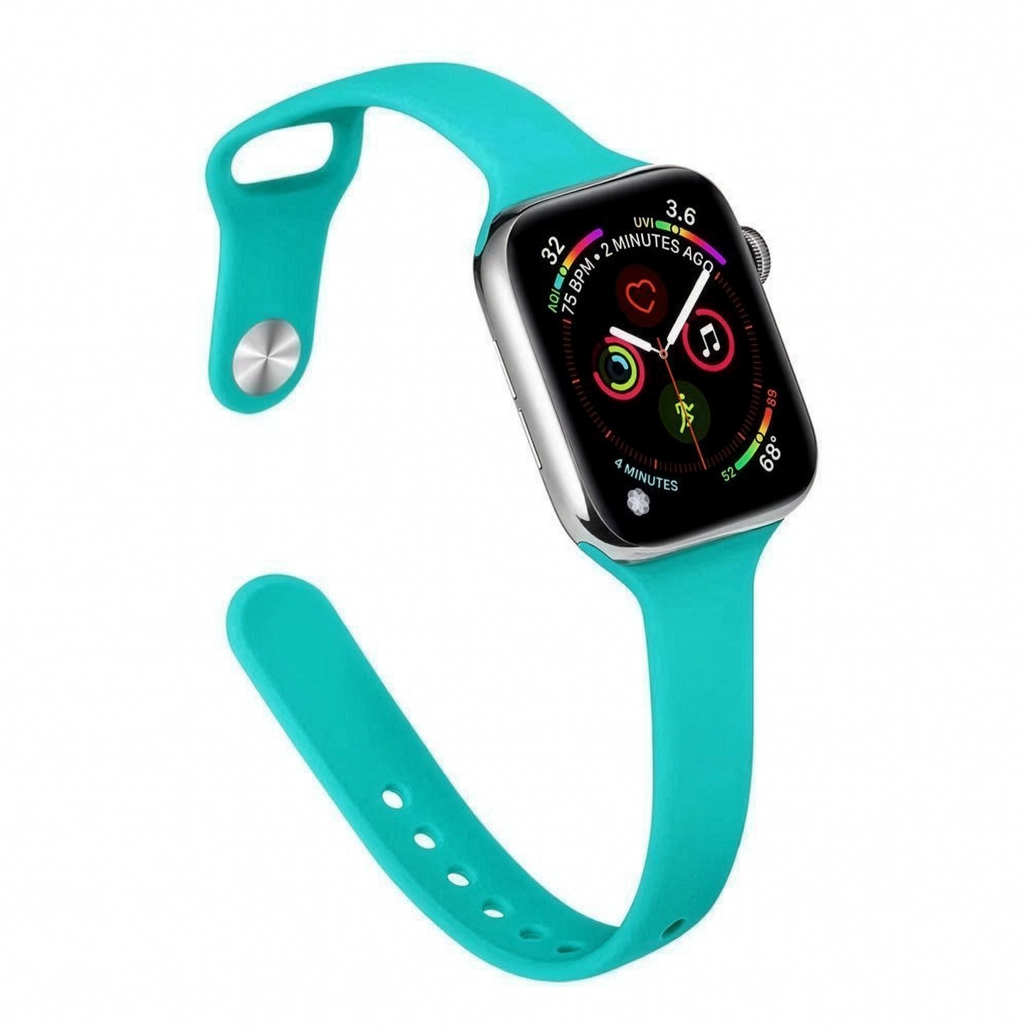 Apple Watch Slim Waist Silicone Strap – Stylish Sports Band SW-33 party X party