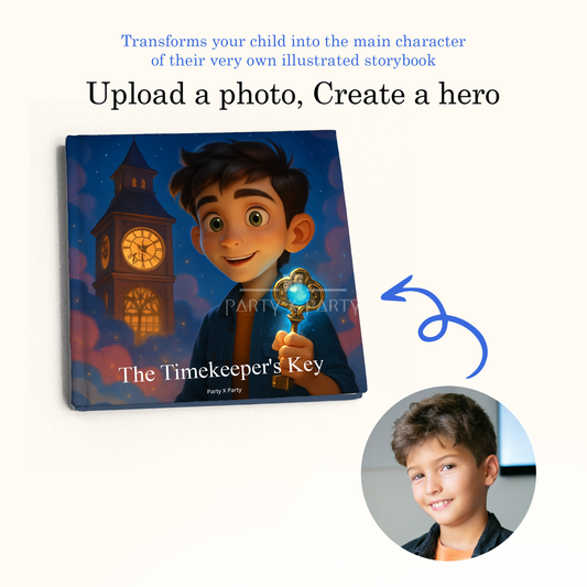 The Timekeeper's Key - A Personalized Storybook party X party