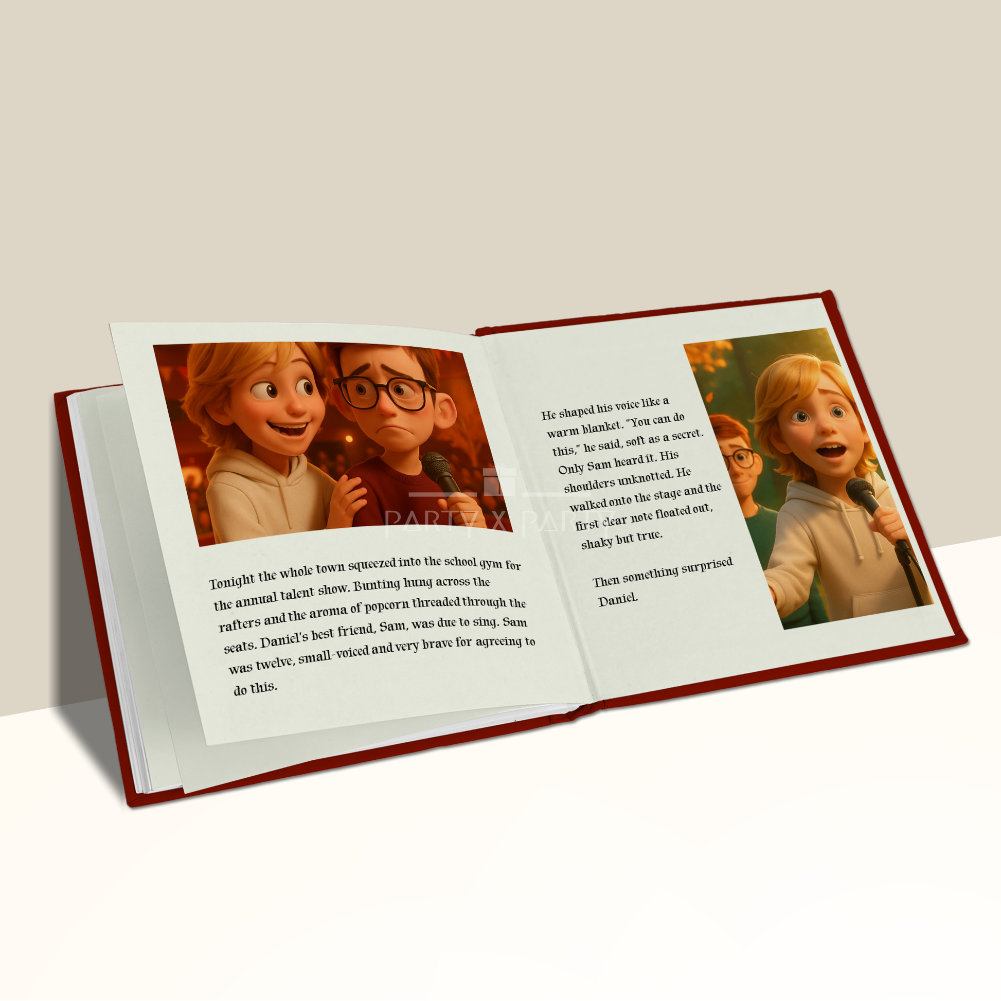 The Day (Your Child's Name) Voice Went Viral - A Personalized Storybook party X party