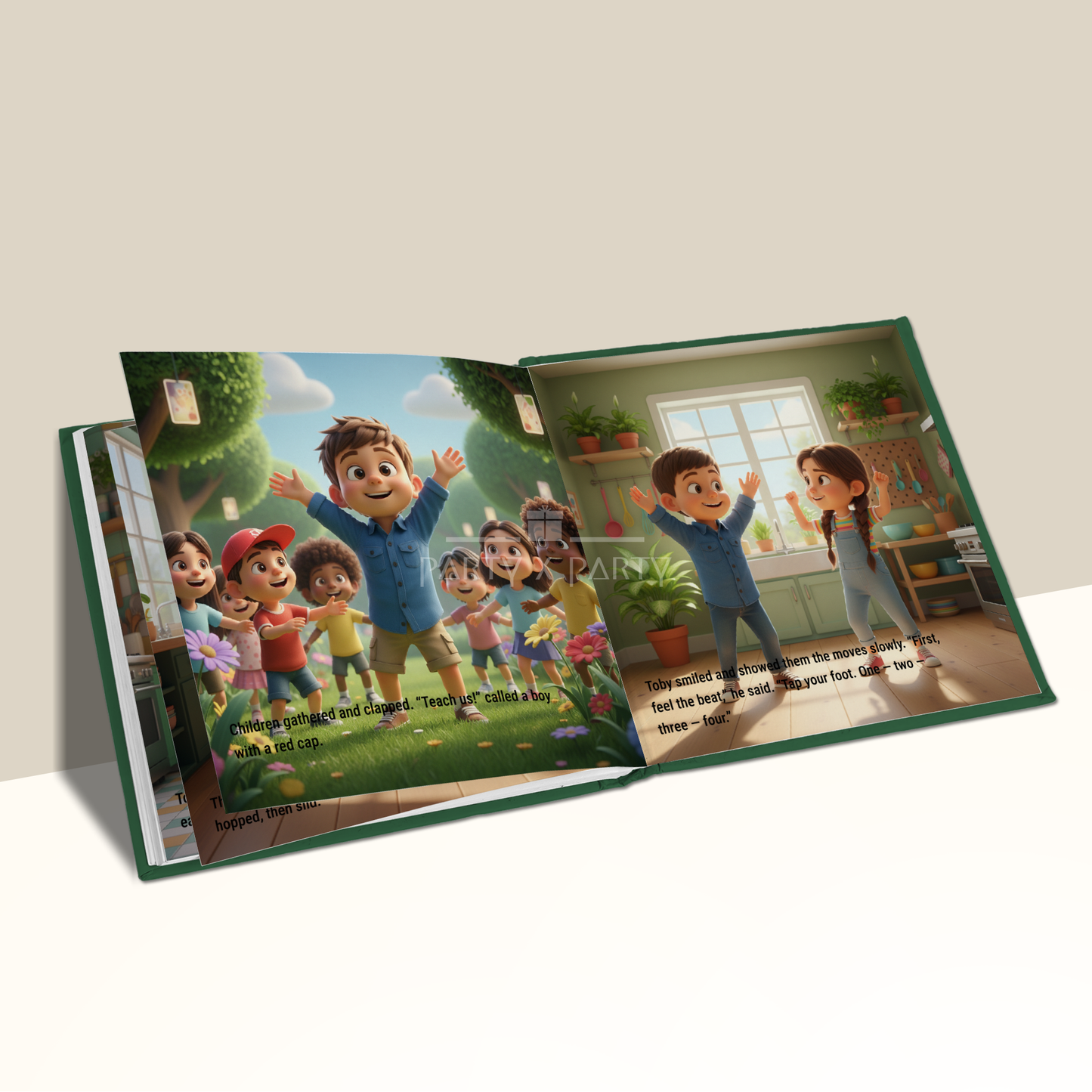 (Your Child's Name) Dancing Day - A Personalized Storybook party X party