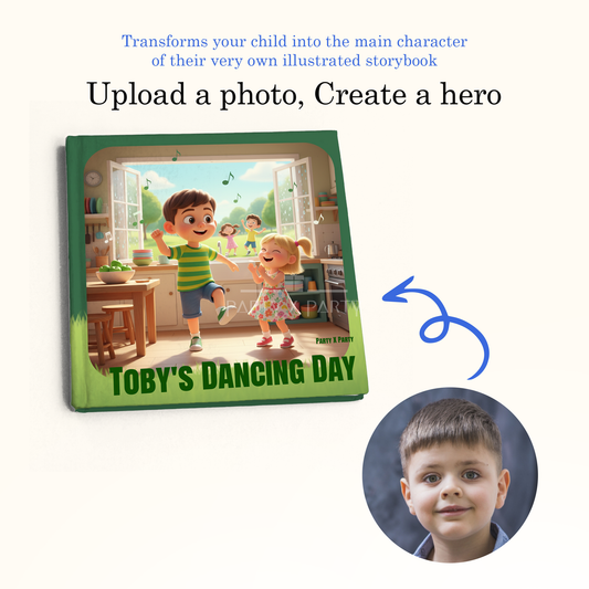 (Your Child's Name) Dancing Day - A Personalized Storybook party X party