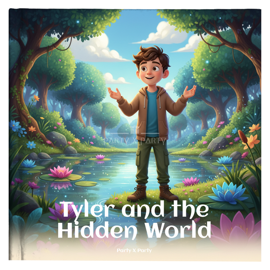 (Your Child's Name) and the Hidden World - A Personalized Storybook party X party