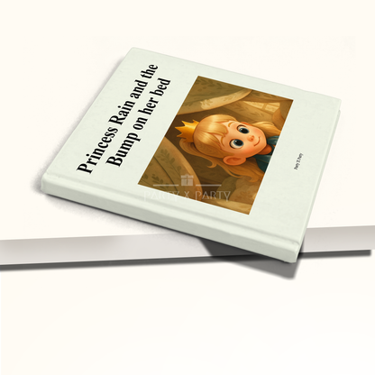 Princess Rain and the Bump on her Bed– Personalized Story Book party X party