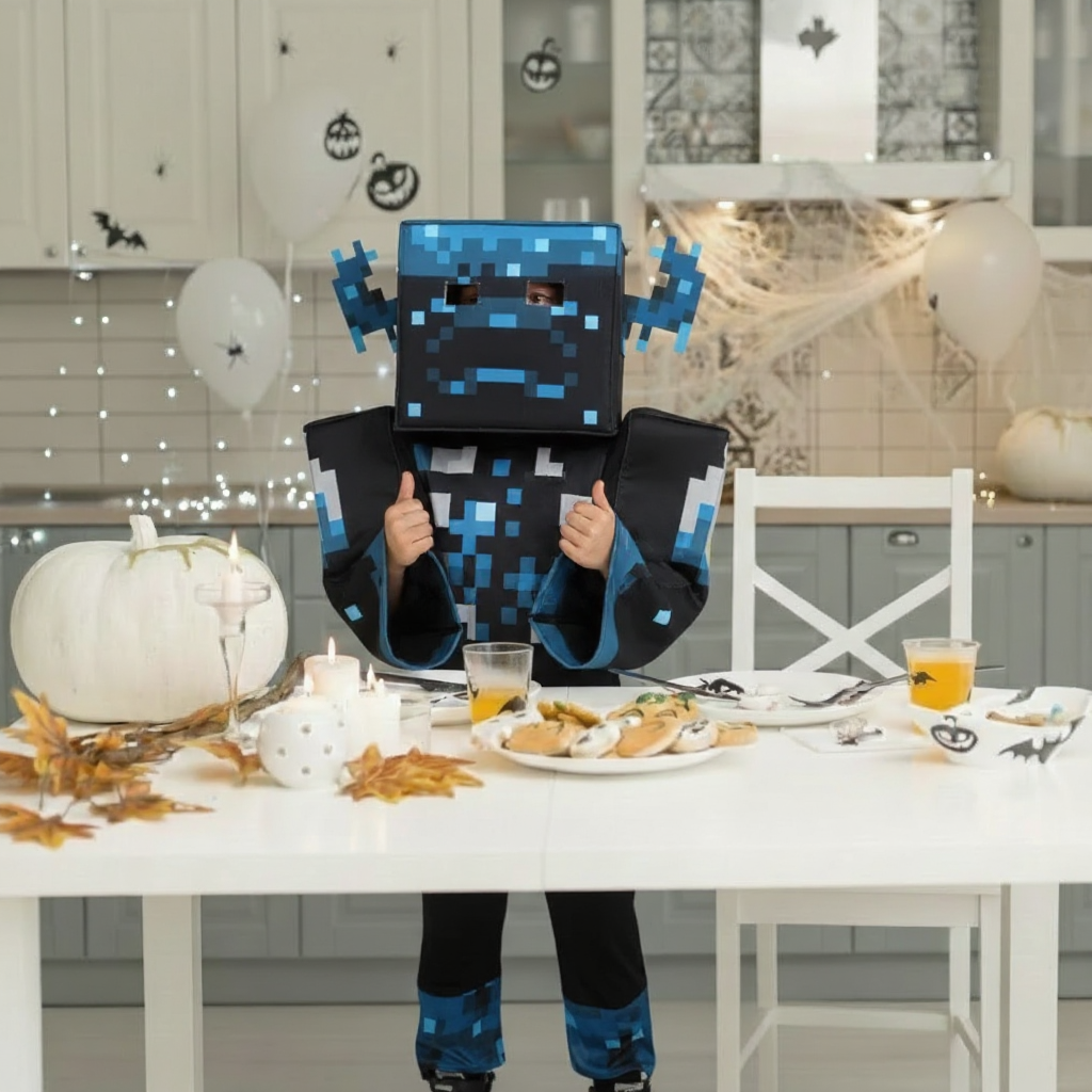 Warden Minecraft Costume – Bring the Game to Life for Halloween!