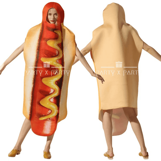 Hotdog 1 Funny Food-Themed Halloween Costumes for Adults & Teens – Perfect for Parties, Events, and More! - party X party