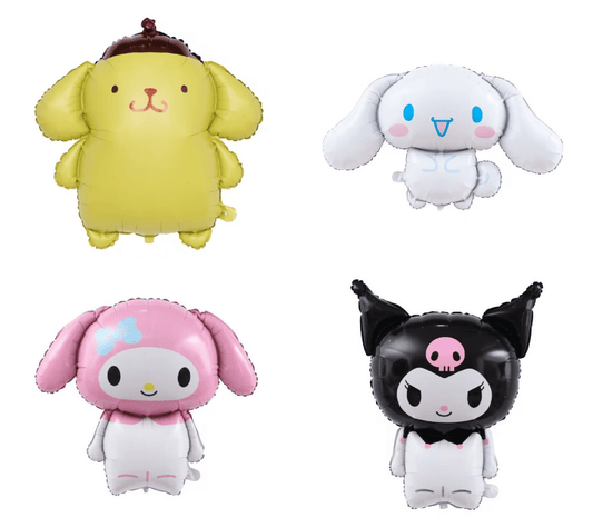 Pudding Dog, Cinnamon Dog, My Melody & Kurome Cartoon Aluminum Balloons | Party Decorations - party X party