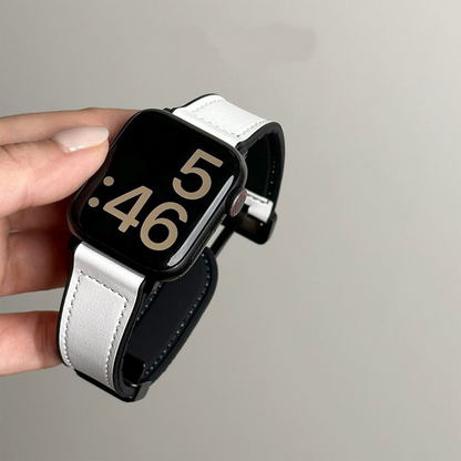 Apple Watch Crazy Horse Leather-Texture Magnetic Strap – For iWatch S10 SW-16 party X party