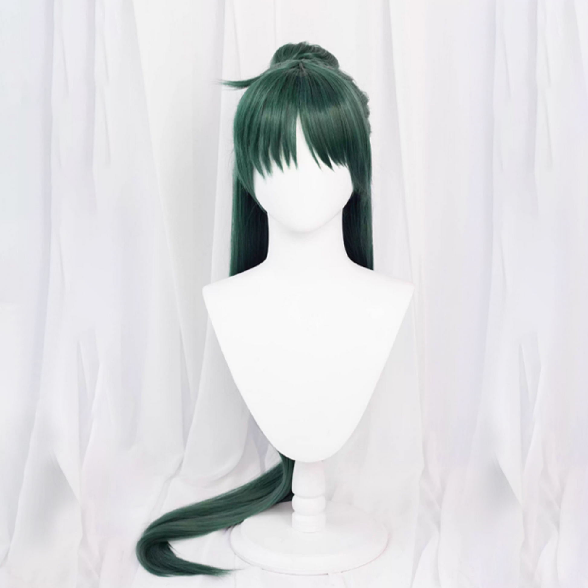 Sailor Moon Setsuna Meiou Cosplay Wig – Dark Green Long Straight 120CM SM015 party X party