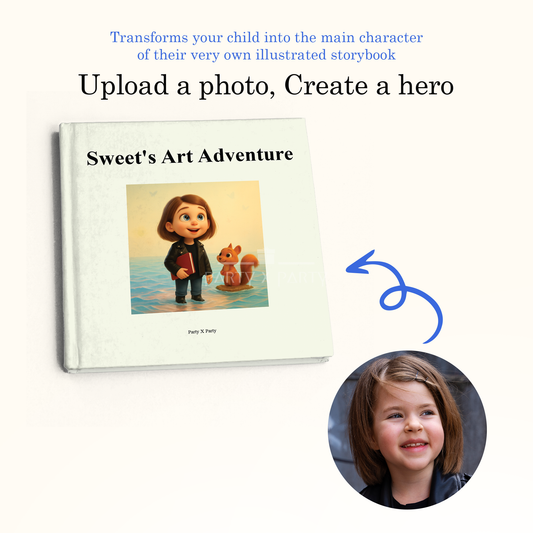 Sweet's Art Adventure –  Personalized Story Book party X party