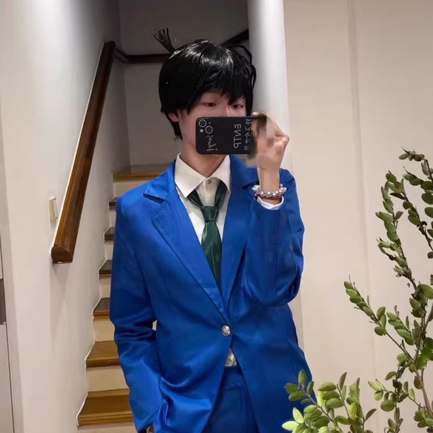 Halloween Detective Conan Cosplay | Mouri Ran & Kudo Shinichi Uniform | Women’s & Men’s Academy Style Everyday Student Costume C069 party X party