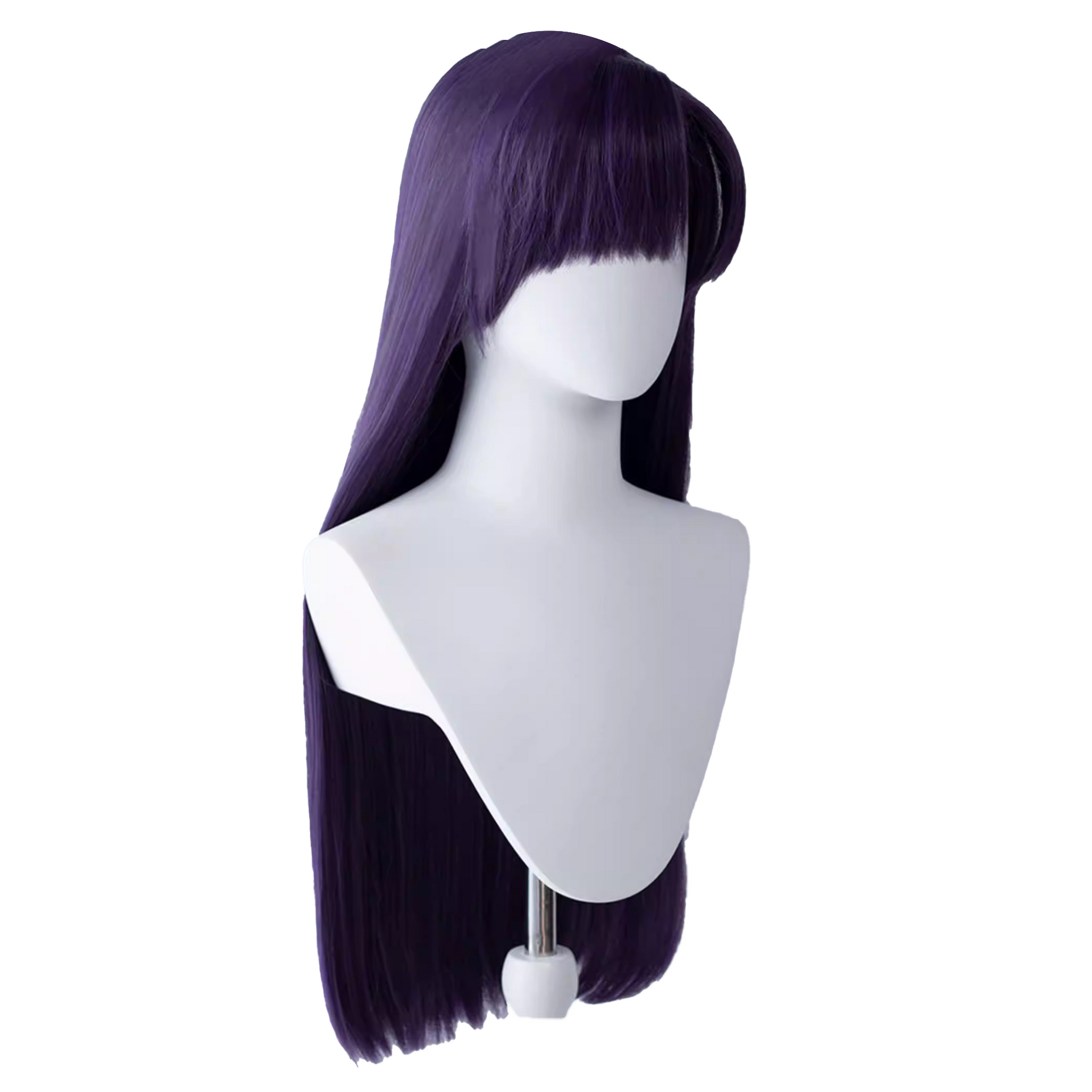 Sailor Moon Rei Hino Cosplay Wig – Long Purple Straight Hair SM013 party X party