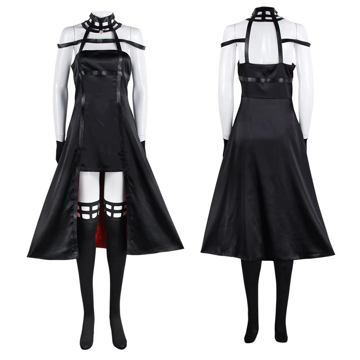 Spy x Family Yor Briar Cosplay Outfit – Black Dress Full Set with Gloves & Accessories SF002 party X party