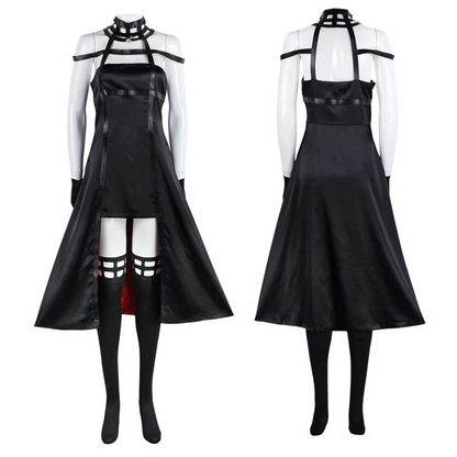 Spy x Family Yor Briar Cosplay Outfit – Black Dress Full Set with Gloves & Accessories SF002 party X party