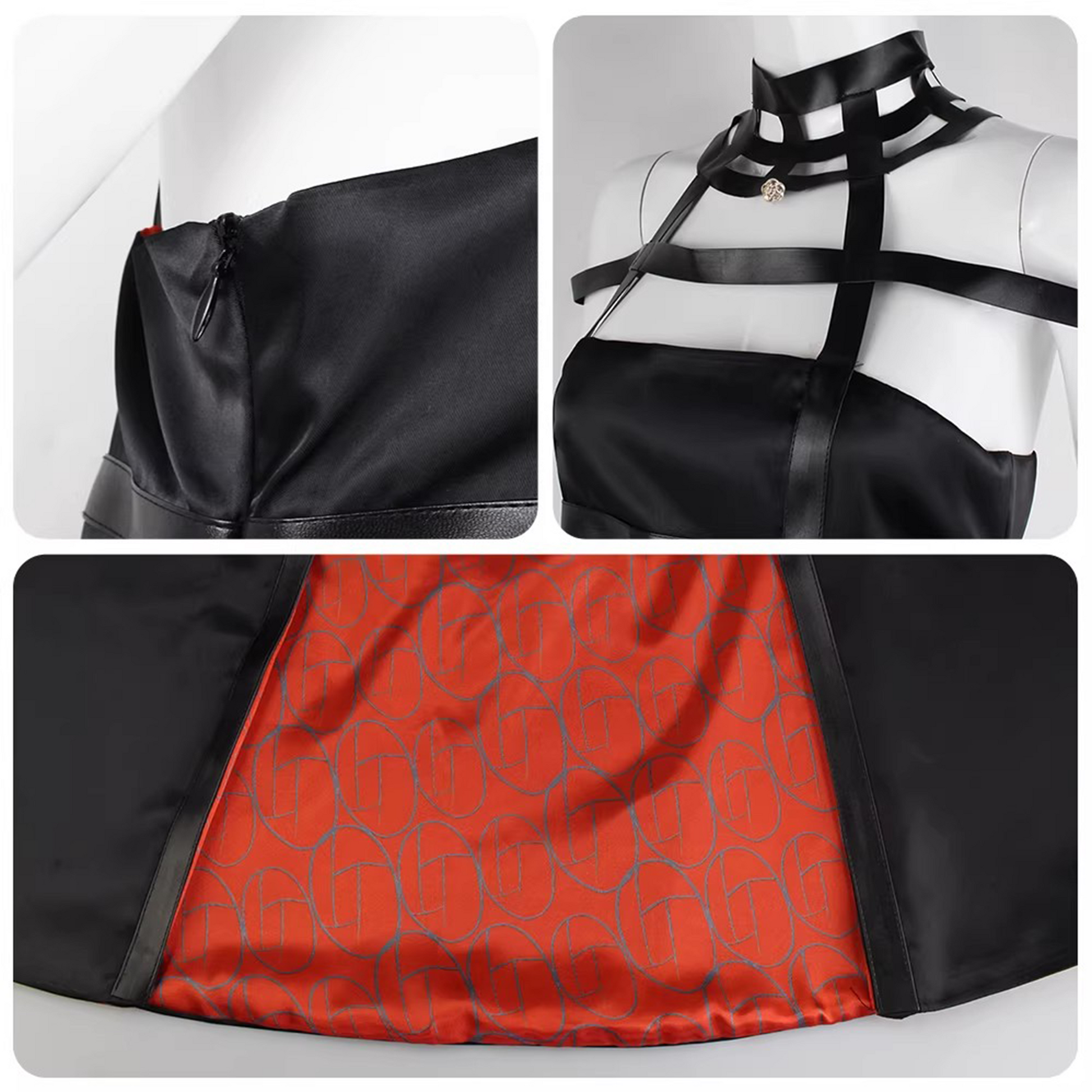 Spy x Family Yor Briar Cosplay Outfit – Black Dress Full Set with Gloves & Accessories SF002 party X party