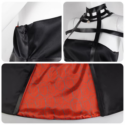 Spy x Family Yor Briar Cosplay Outfit – Black Dress Full Set with Gloves & Accessories SF002 party X party