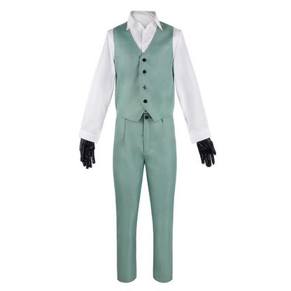 Spy x Family Loid Forger Cosplay Suit – Cyan Outfit with Coat, Vest & Accessories SF003 party X party