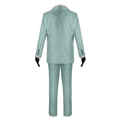 Spy x Family Loid Forger Cosplay Suit – Cyan Outfit with Coat, Vest & Accessories SF003 party X party
