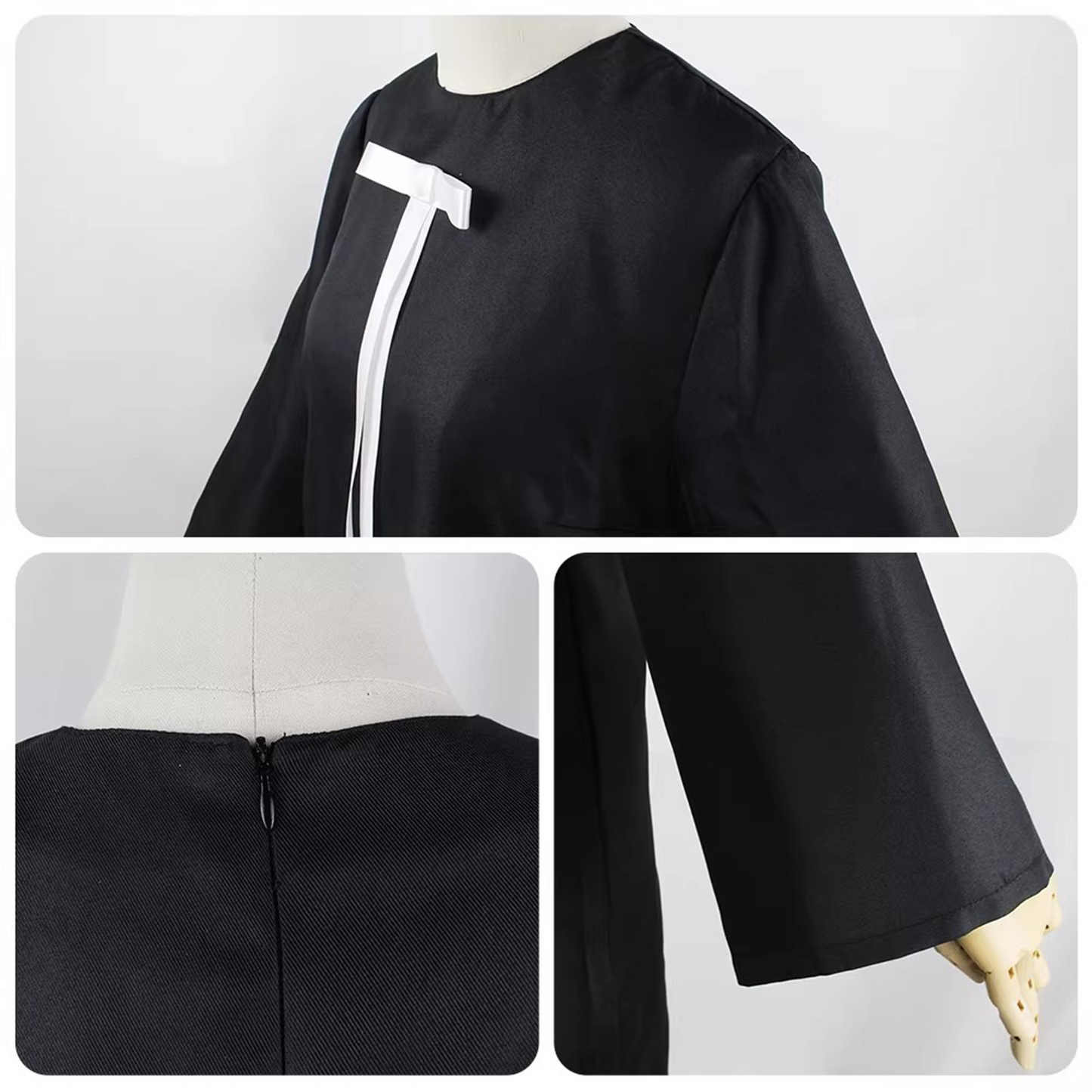 Spy x Family Anya Cosplay Dress – Classic Black Outfit with Accessories SF005 party X party
