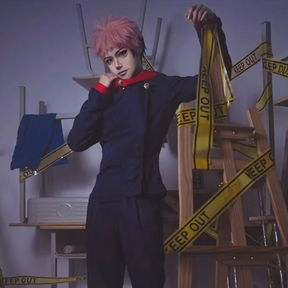 Jujutsu Kaisen Cosplay Costumes - Black | Yuji Itadori J013 party X party