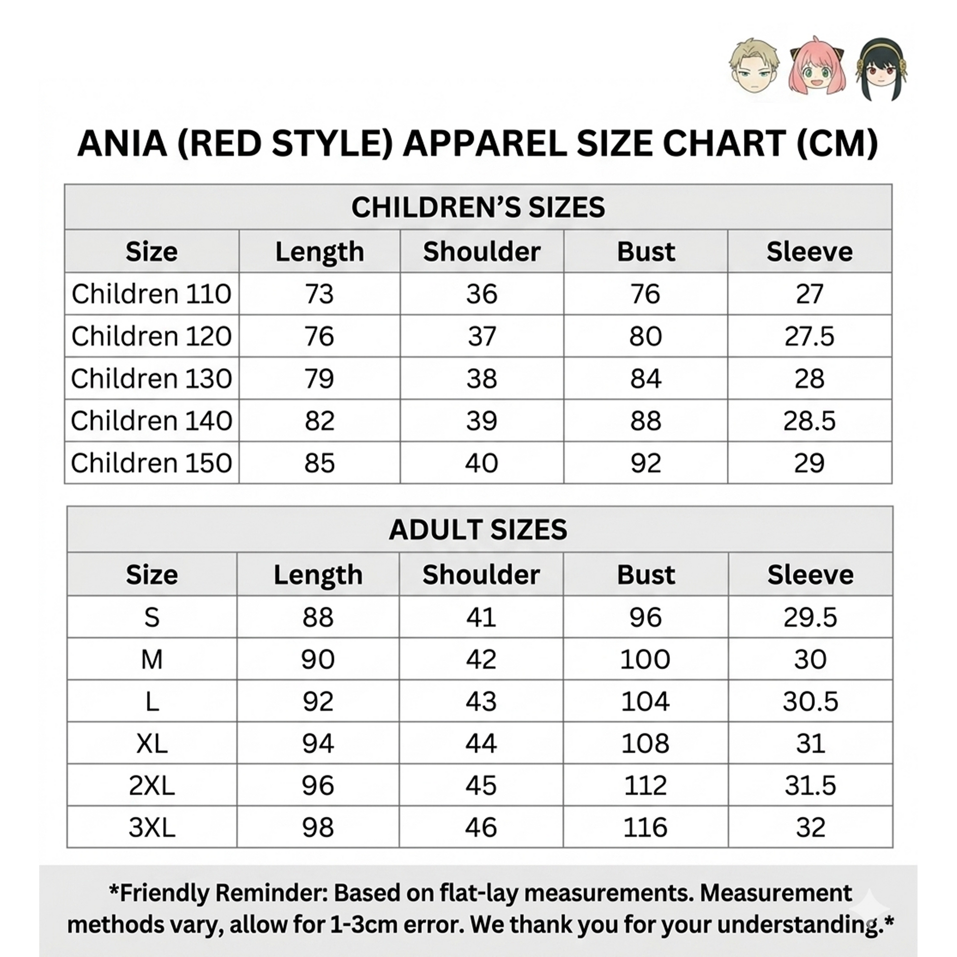 Spy x Family Anya Cosplay Dress – Red Version with Hair Accessories SF006 party X party