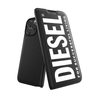 DIESEL - Booklet Case Core FW22 for iPhone 14 Pro Max Phone Case (blackwhite) 50263 – LP-245 - party X party