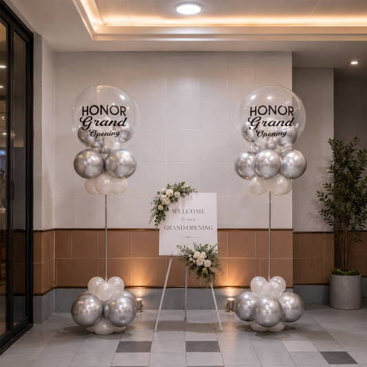 Crystal Balloon Column Rubber Balloon Set – --B176 party X party