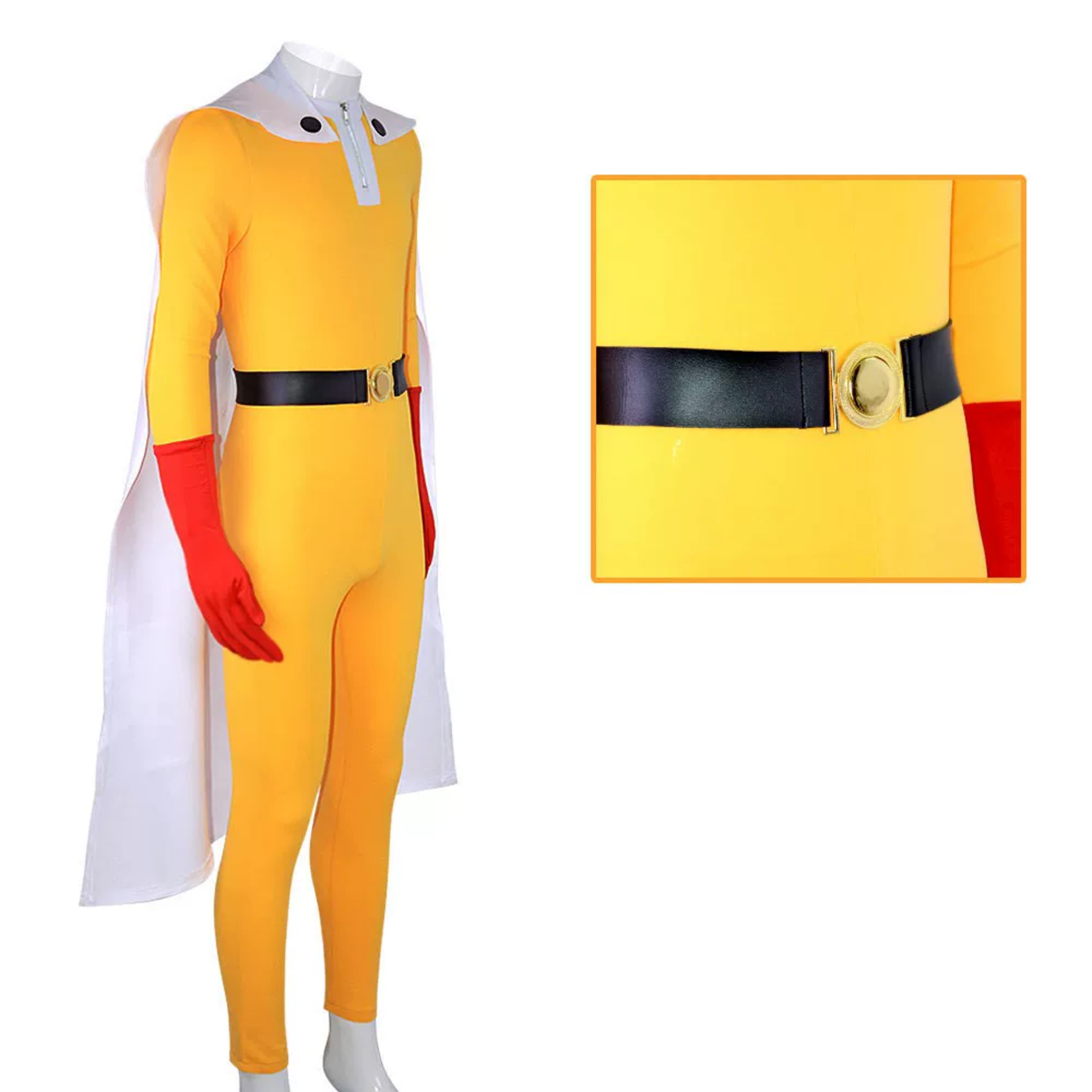 One Punch Man Anime Character Roleplay Outfit - Saitama Cosplay Costume – | DC009 party X party