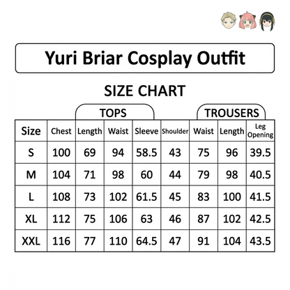 Spy x Family Yuri Briar Cosplay Outfit – Formal Set with Coat & Hat SF013 party X party