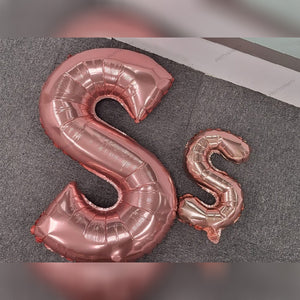 32-inch letter balloon birthday balloon party decoration - rose gold B119-R