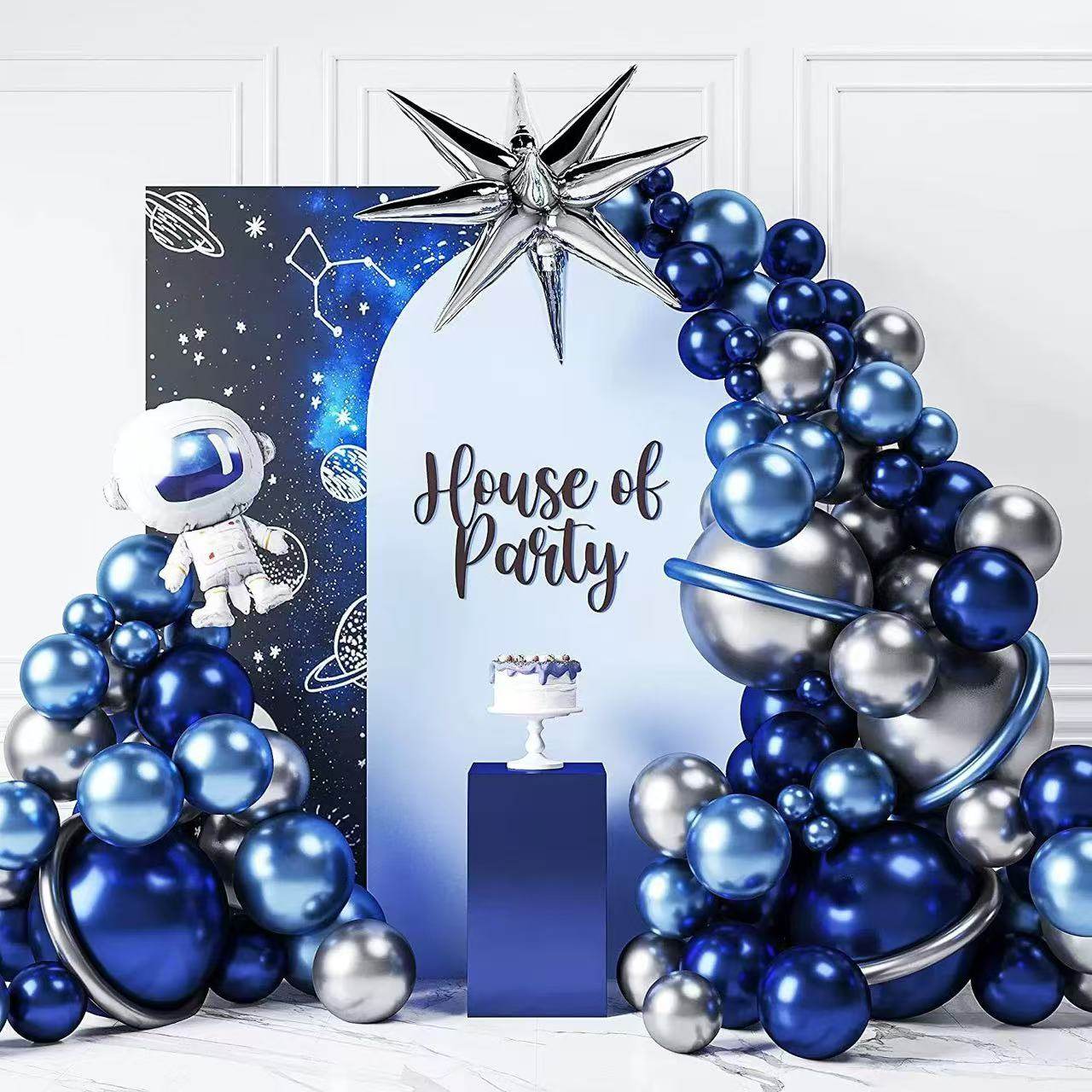 Space Theme Balloon Chain – B169 - party X party