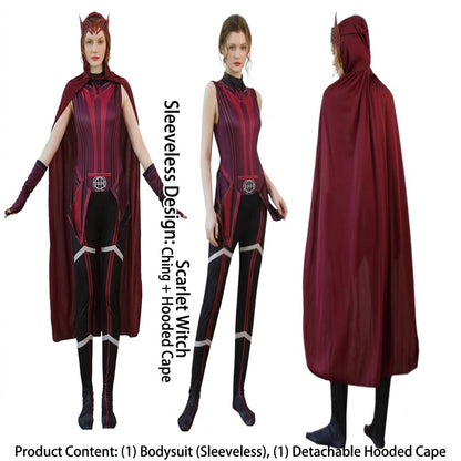 Scarlet Witch Wanda Multiverse Family Matching Cosplay Costume – Marvel Hero Festival Parent-Child Outfit | MTJ320 party X party