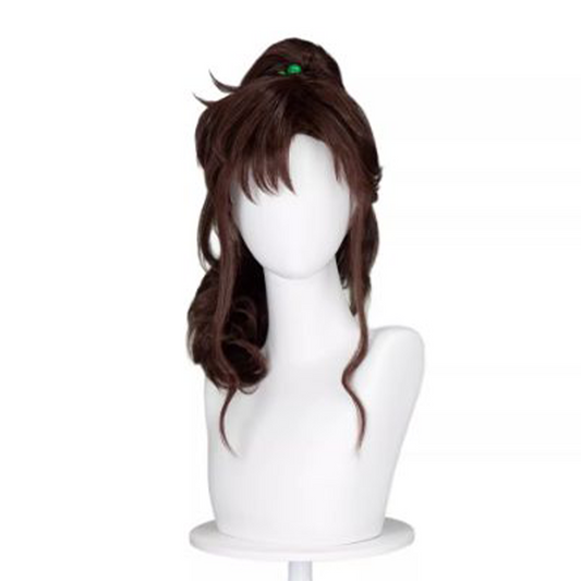 Sailor Moon Makoto Kino Cosplay Wig – Reddish Brown Ponytail SM017 party X party