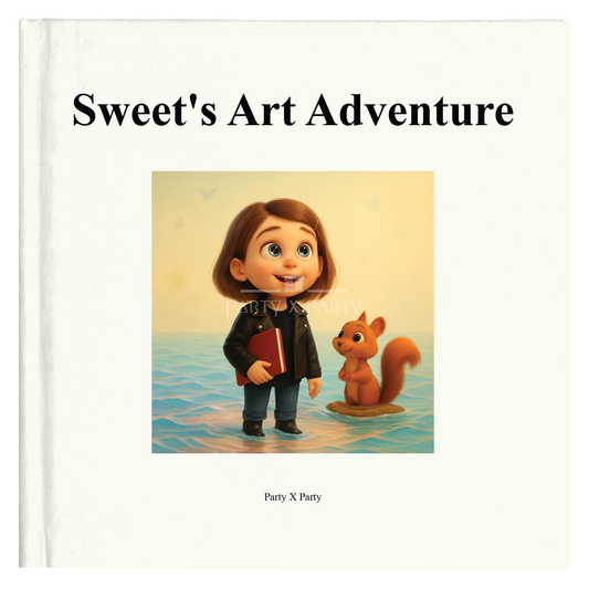 Sweet's Art Adventure –  Personalized Story Book party X party