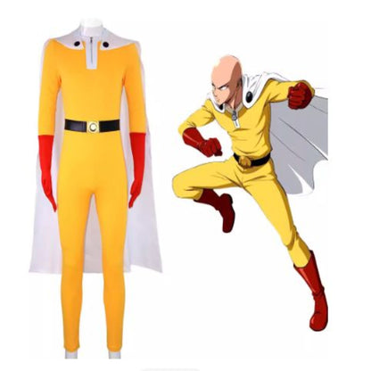 One Punch Man Anime Character Roleplay Outfit - Saitama Cosplay Costume – | DC009 party X party