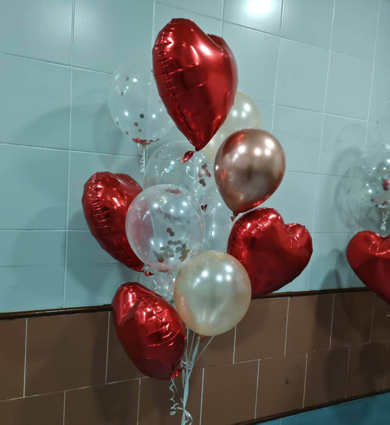 Heart Balloon Bundle – Rubber & Foil Balloons – Store Pickup/Van Delivery – B174 - party X party