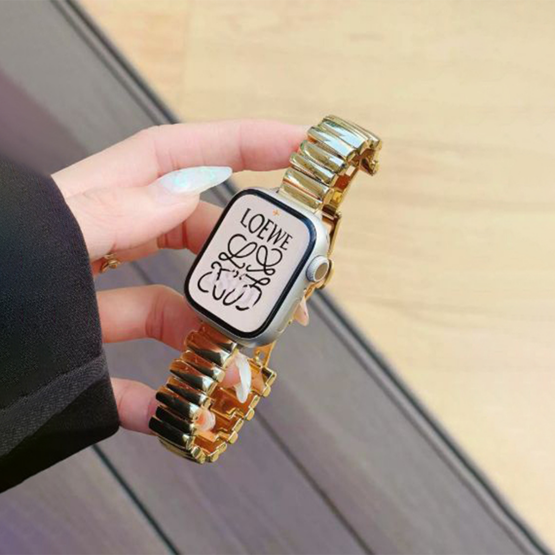 Apple Watch Metal Strap – Irregular Butterfly Clasp (Women’s Style) SW-15 party X party