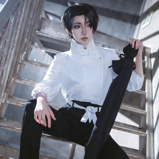 Jujutsu Kaisen Cosplay Costumes - Yuta Okkotsu [Full Outfit] with free ring + sword bag J022 party X party