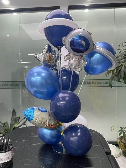 Cartoon astronaut space table floating column balloon decoration set – B148 - party X party